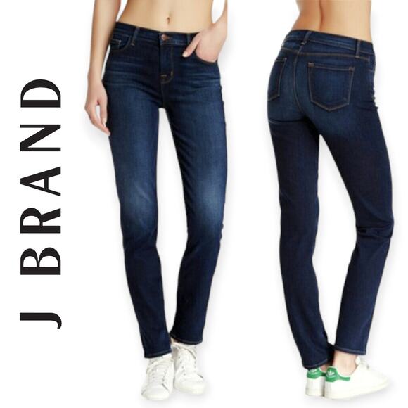 J Brand | 28W x 30L | Maria Straight Leg Comfort Stretch Jean in Starlight Blue - Picture 1 of 6